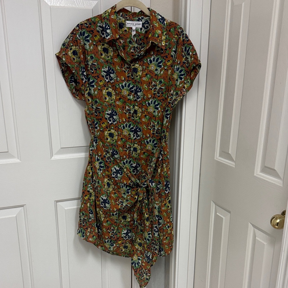 APIECE APART San Vito Organic Cotton Mini Dress - Picture 3 of 9